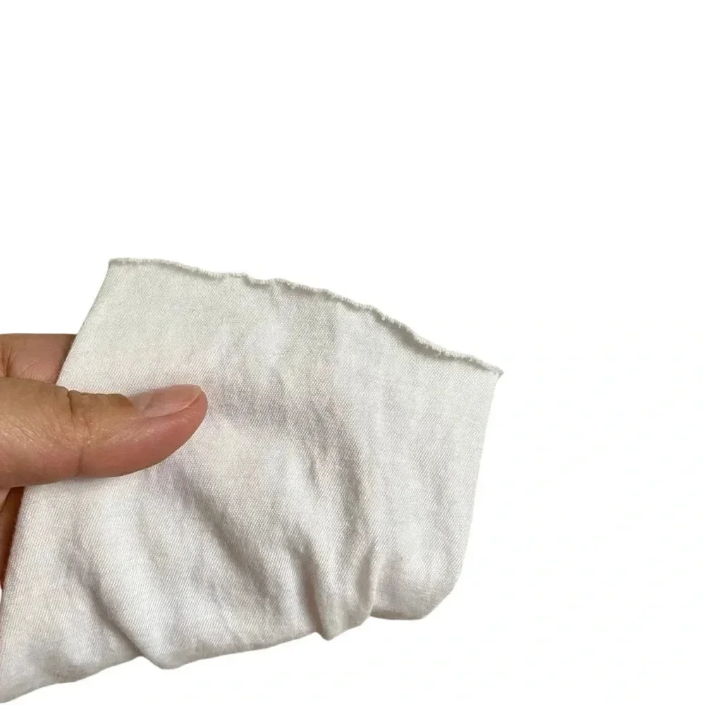 NSF White Lace Up Cotton Long Sleeve Lola Tee Top Small - Picture 6 of 13